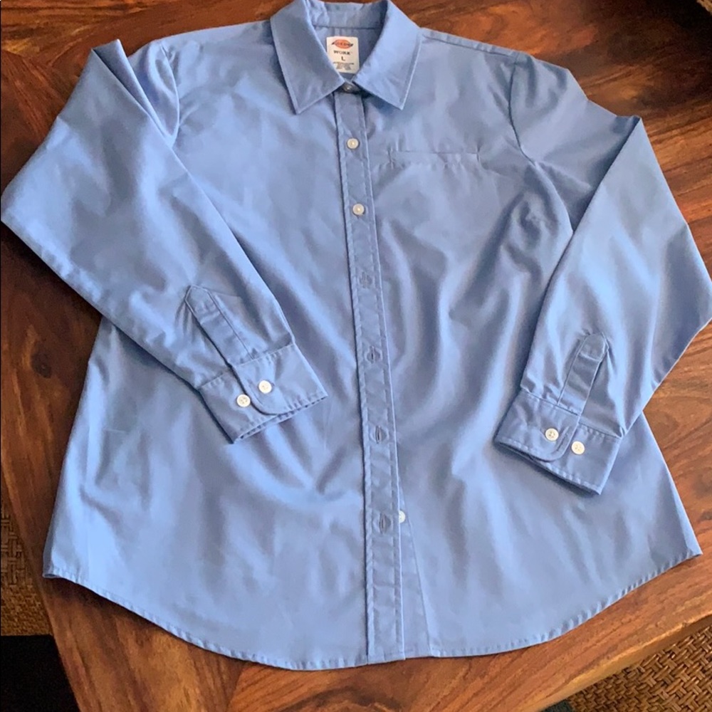 Dickies large collared work shirt, L